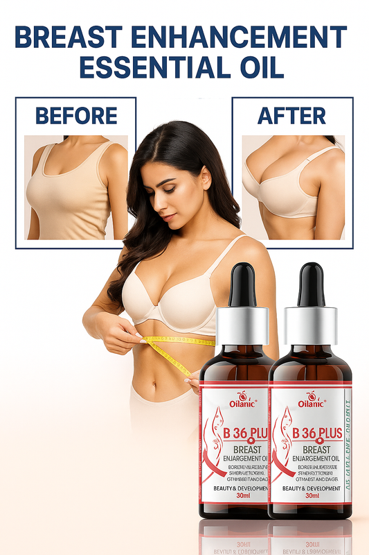 Breast Enlargement / Increase Oil 30ml for Firmness and Shape | Oilanic Natural B 36 Plus
